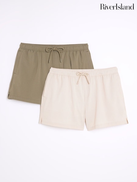River Island Seersucker Swim Shorts 2 Pack (W94930) | 68 €