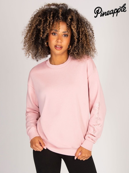 Pineapple Pink Womens Pink Sweatshirt (W95136) | €40