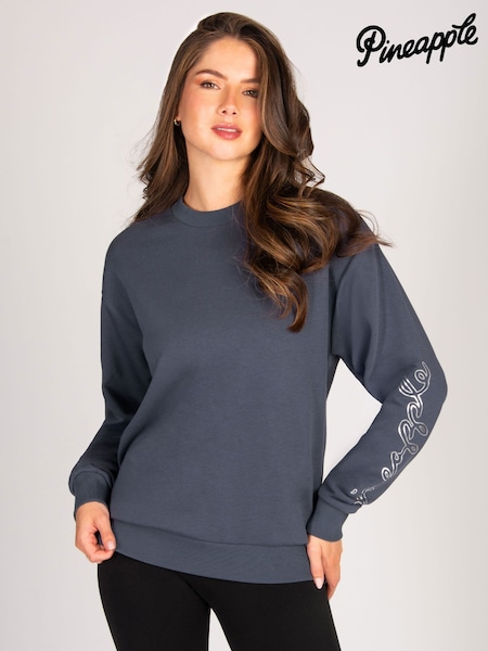 Pineapple Grey Womens Pink Sweatshirt (W95305) | €40