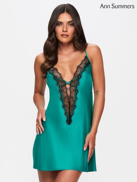 Ann Summers Green Cherryann Chemise (W95832) | €31