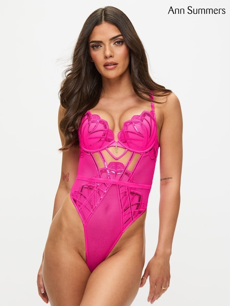 Ann Summers Pink Bright Desiring Decadence Padded Body (W95852) | €77