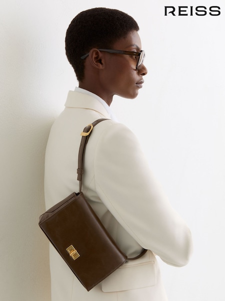 Reiss Taupe Aletta Bag (W95896) | AED1,138