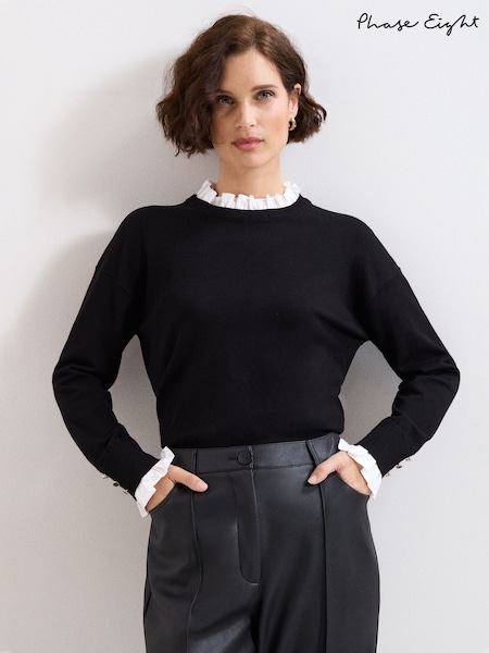 Phase Eight Jenna Collar Top (W96379) | R$ 780