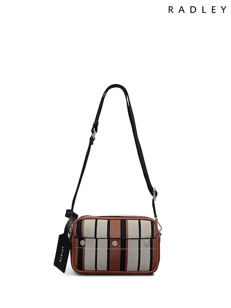 Radley Small Hadleigh Place Stripe Zip-Top Cross-Body Bag (W96476) | 140 €