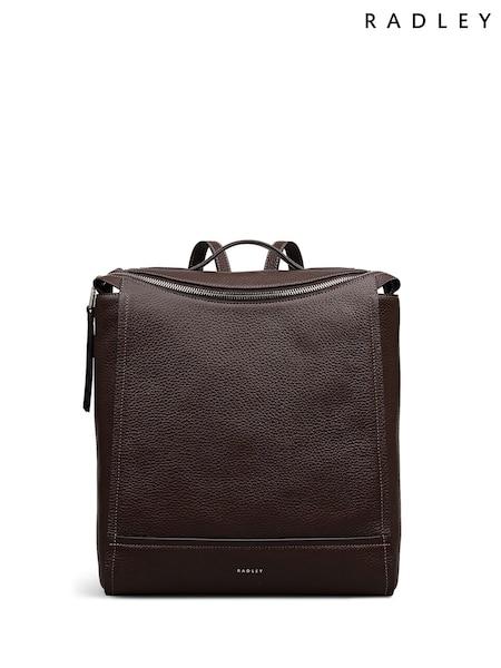 Radley Medium Oak Street Zip Top Brown Backpack (W96493) | 338 €