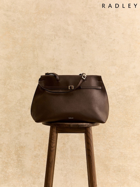 Radley Large The Christina Zip-Top Shoulder Brown Bag (W96505) | R$ 2.950