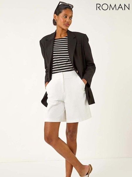 Roman Black Single Breated Smart Blazer (W96533) | €69