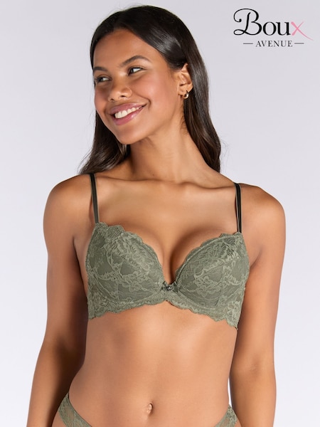 Boux Avenue Green Mollie 24 Lace Plunge Bra (W96553) | €35