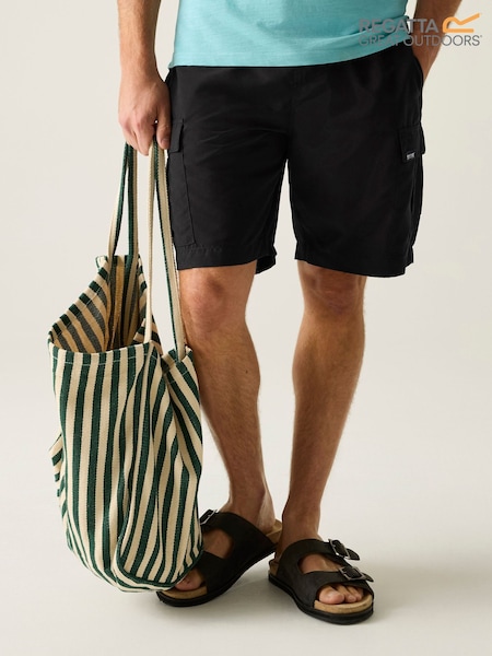 Crno - Regular Regatta Blanmont Swim Shorts