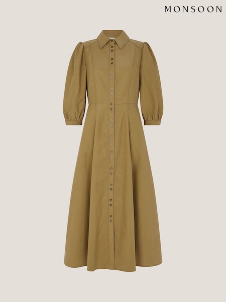 Monsoon Verity Midi Shirt Dress (W96945) | R$ 890