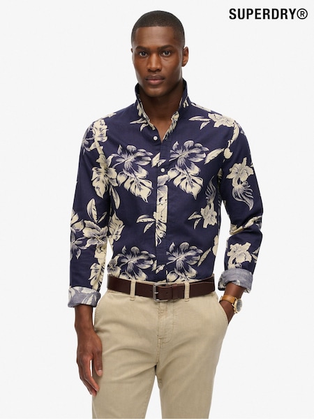 Superdry Long Sleeve Beach Shirt (W97062) | R$ 495