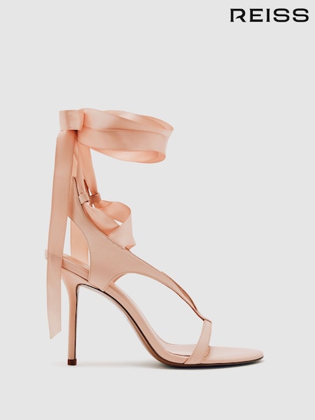 Reiss Pink Lillian Reiss | Royal Ballet Ribbon Sandals (W97093) | €289