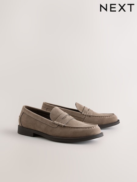 Mink Brown Penny Loafers (W97096) | SGD 69