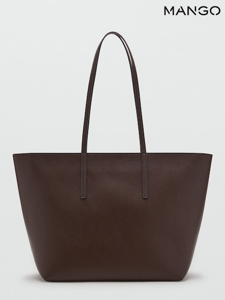 Mango Brown Tote Bag (W97175) | €45