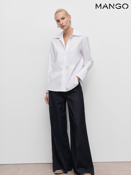 Mango White Chyna Shirt (W97213) | €45