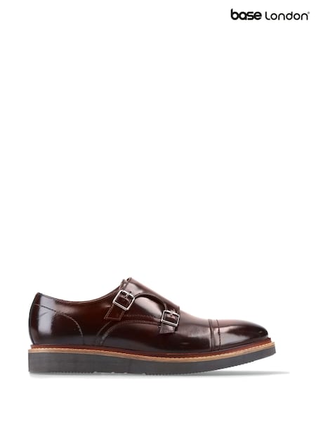 Base London Burnt Brown Knight Monk Shoe (W97257) | 346 QAR