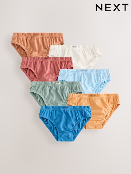 Bleu/Orange - Ensemble de slips 7 (1.5-16ans)