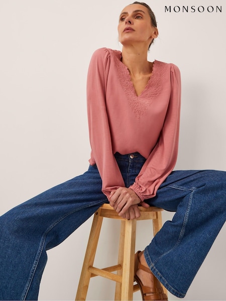 Monsoon Lisa Embroidered Lace Blouse (W97718) | 55 €