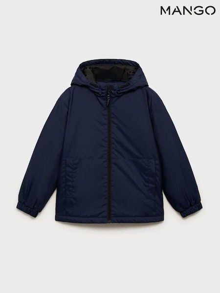Mango Blue Water-Repellent Quilted Coat (W97800) | €33