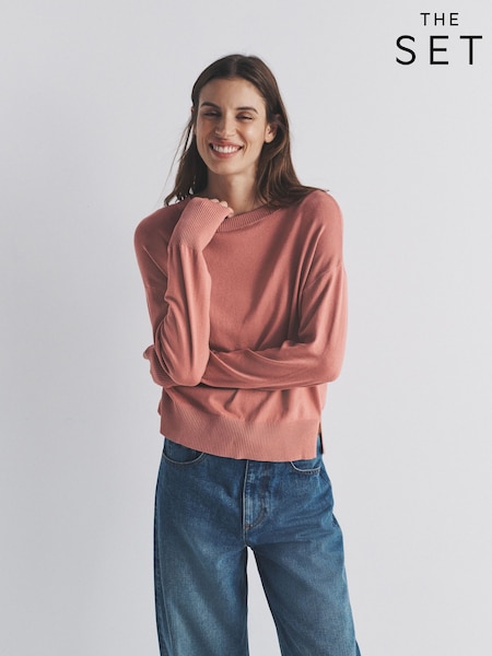 The Set 2 Pack Fine Knit Crew Neck Jumpers (W97846) | 161 ر.س.