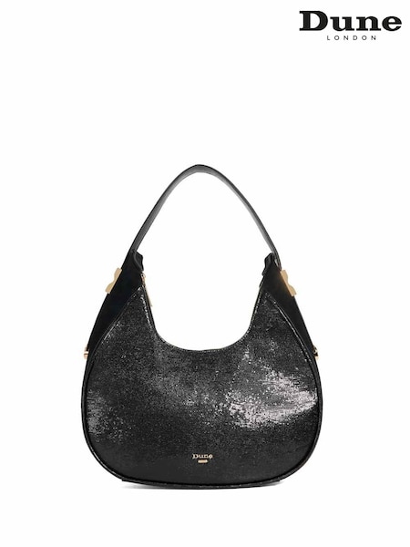 Dune London Black Dedicated Smart Scoop Shoulder Bag (W97930) | €156