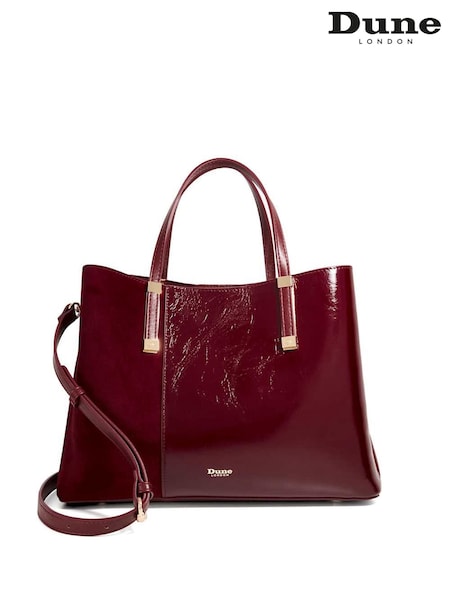 Dune London Red Large Dorry Premium Tote Bag (W97940) | €158
