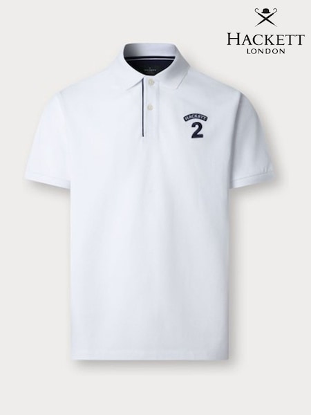 Hackett Heritage Embroidered Number Polo Shirt (W98012) | €159