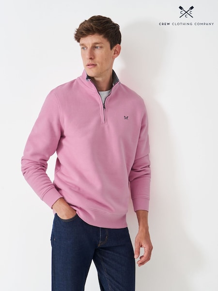 Crew Clothing Classic Half Zip Sweatshirt (W98151) | R$ 640