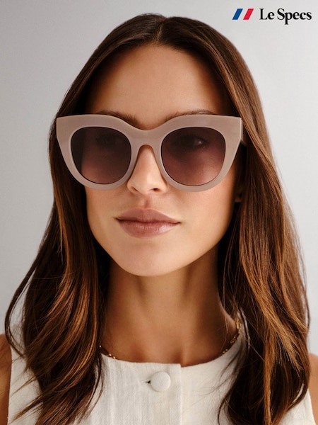 Le Specs Cream Air Heart Sunglasses (W98191) | R$ 640