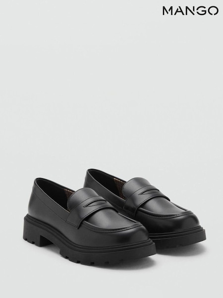 Mango Black Classic Loafers (W98196) | €51