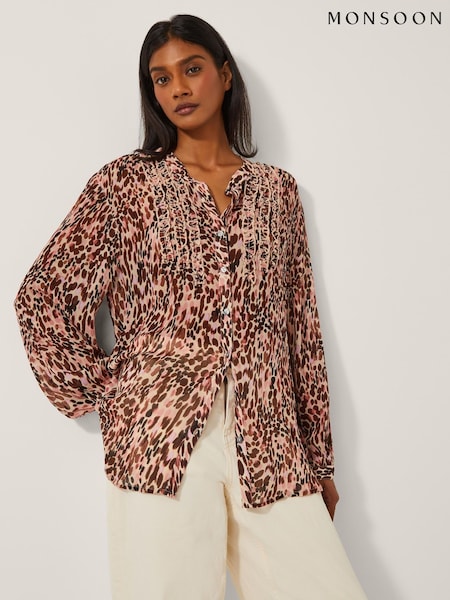Monsoon Pink Sisi Animal Print shirts (W98526) | €86