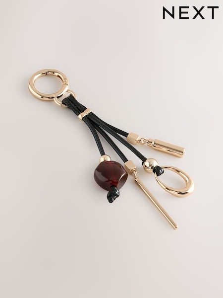 Gold Tone Resin Bag Charm (W98594) | €18.50
