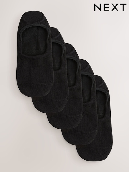 Black Invisible Socks 5 Pack (W98687) | €10