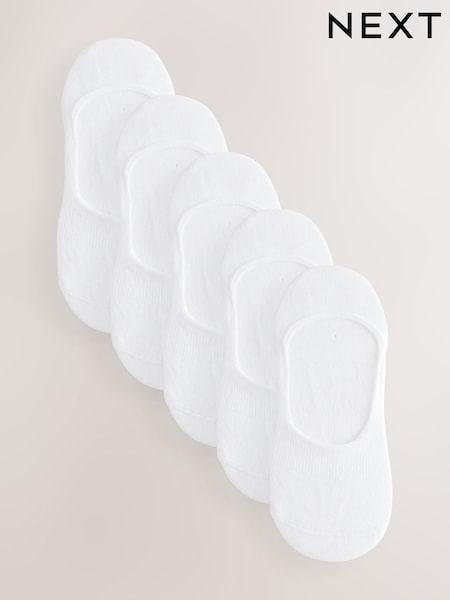 White Invisible Socks 5 Pack (W98688) | €17.50