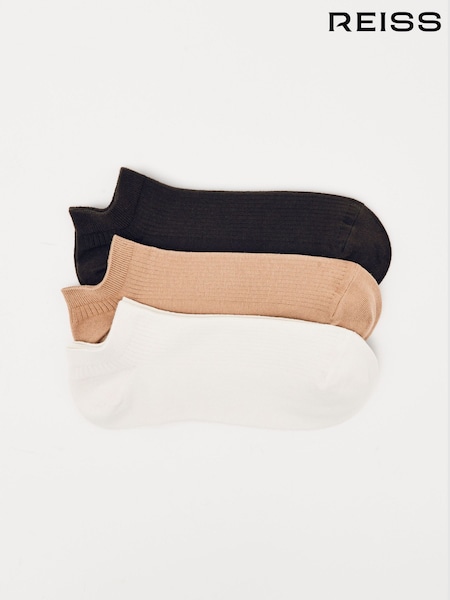 Reiss Callie 3 Pack of Trainer Socks (W98727) | R$ 295