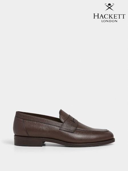Hackett Walter Leather Brown Loafers (W99240) | €311