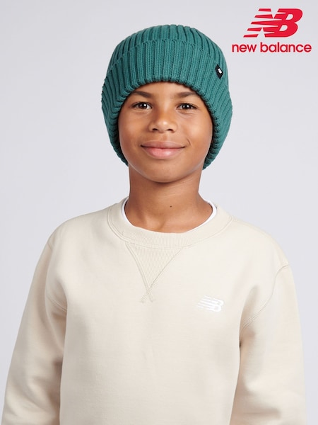 New Balance Emerald Green Tab Beanie Hat (W99253) | €21