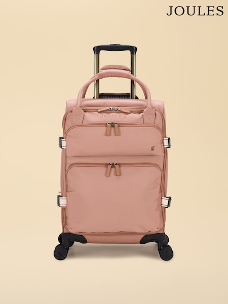 Joules Epwell Pink Cabin Four Wheel Soft Suitcase (W99429) | €211
