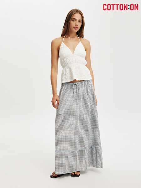 Cotton On Blue Haven Multi Tiered Maxi Skirt (W99562) | €44