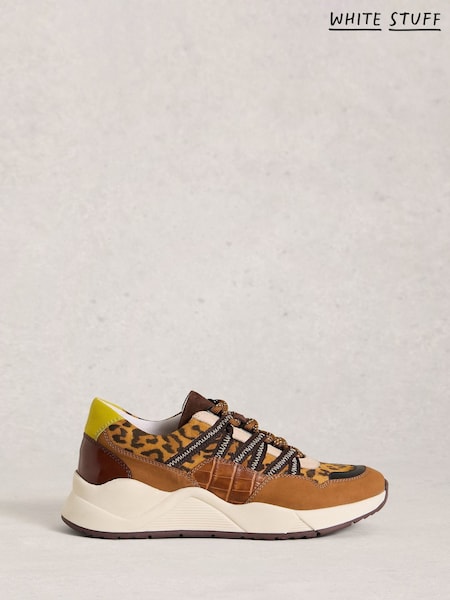 White Stuff Brown Kazzy Runner Trainers (W99582) | €126