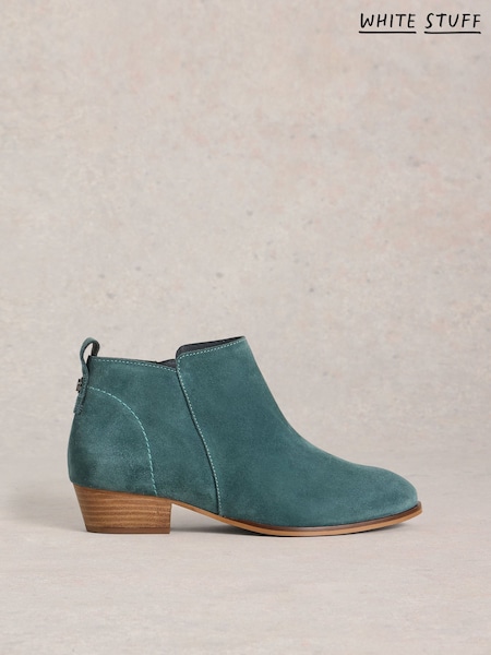 White Stuff Green Willow Suede Ankle Boots (W99590) | AZN 188