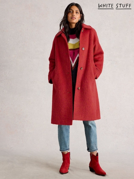 White Stuff Kelsey Wool Blend Coat (W99607) | R$ 1.580