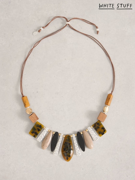 White Stuff Brown Pine Statement Necklace (W99613) | €36
