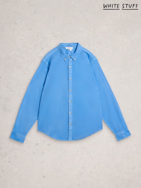 White Stuff Blue Bruton Oxford Shirt (W99622) | R$ 495