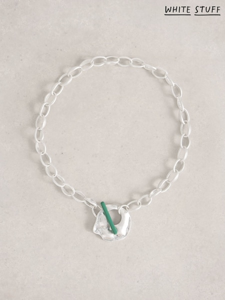 White Stuff Silver Abstract Hammered Necklaces (W99639) | €28