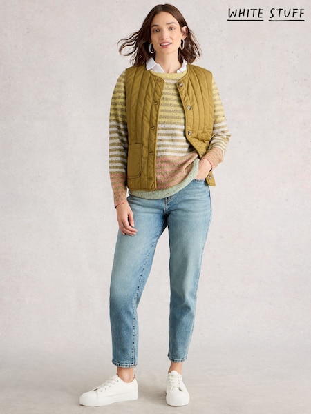 White Stuff Yellow Talia Nep Jumper (W99649) | €83