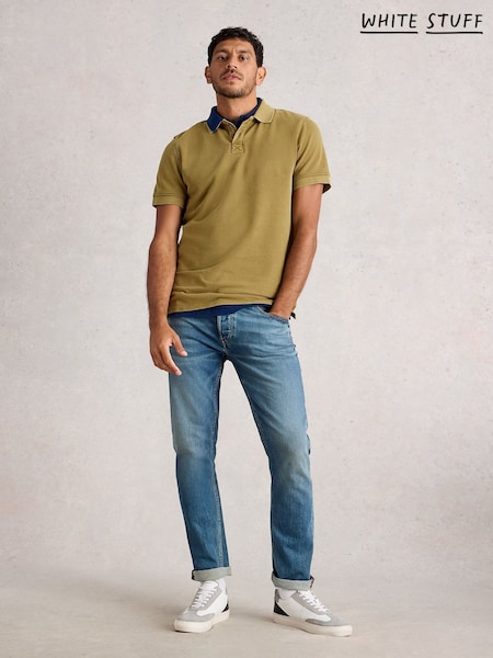 White Stuff Green Utility Polo Shirt (W99674) | €44