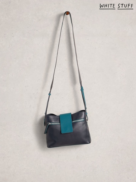 White Stuff Blue Tabby Convertible Cross-Body Bag (W99694) | AZN 173