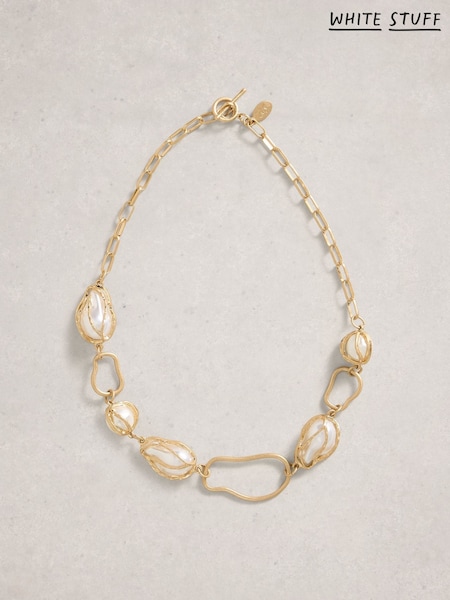 White Stuff Gold Tone Mollie Statement Necklace (W99708) | €32