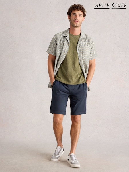 White Stuff Natural Hayle Fan Short Sleeve Shirt (W99725) | 260 QAR